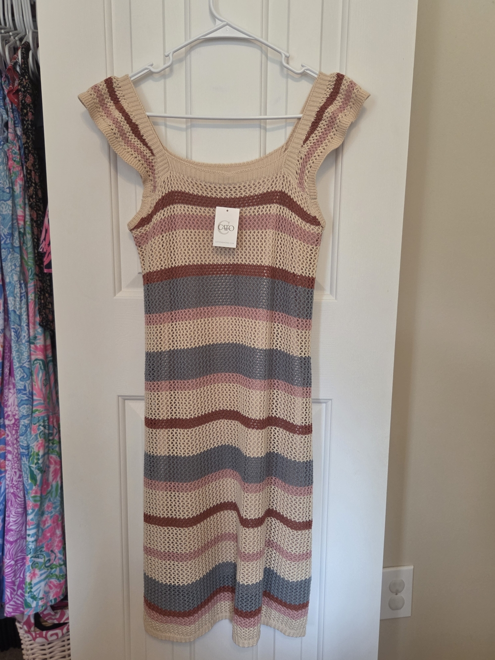 Cato NWT Small Striped Knit Dress